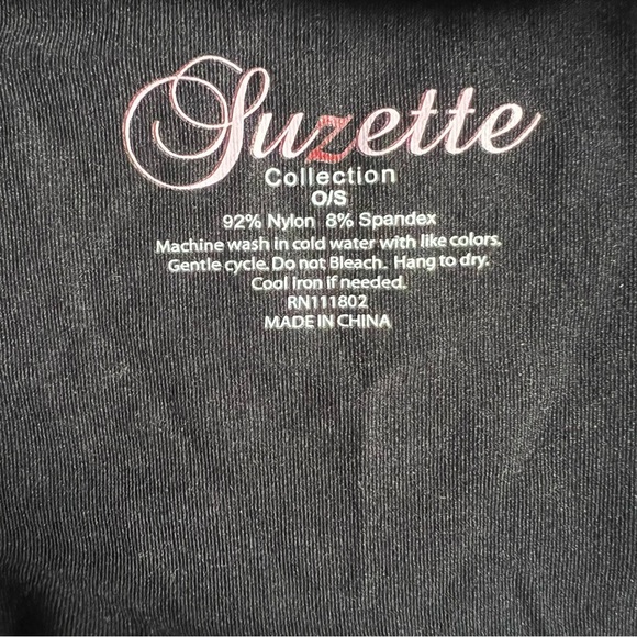 NWOT SUZETTE COLLECTION BLACK SPIDER CAGE BRALETTE / CROPPED TOP - Picture 6 of 6